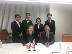 アニエス・パニエ＝リュナシェ 経済財務担当大臣が弊社にご来訪されました。