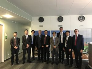 東京電力エナジーパートナー幹部が弊社フランス本社にお見えになりました。